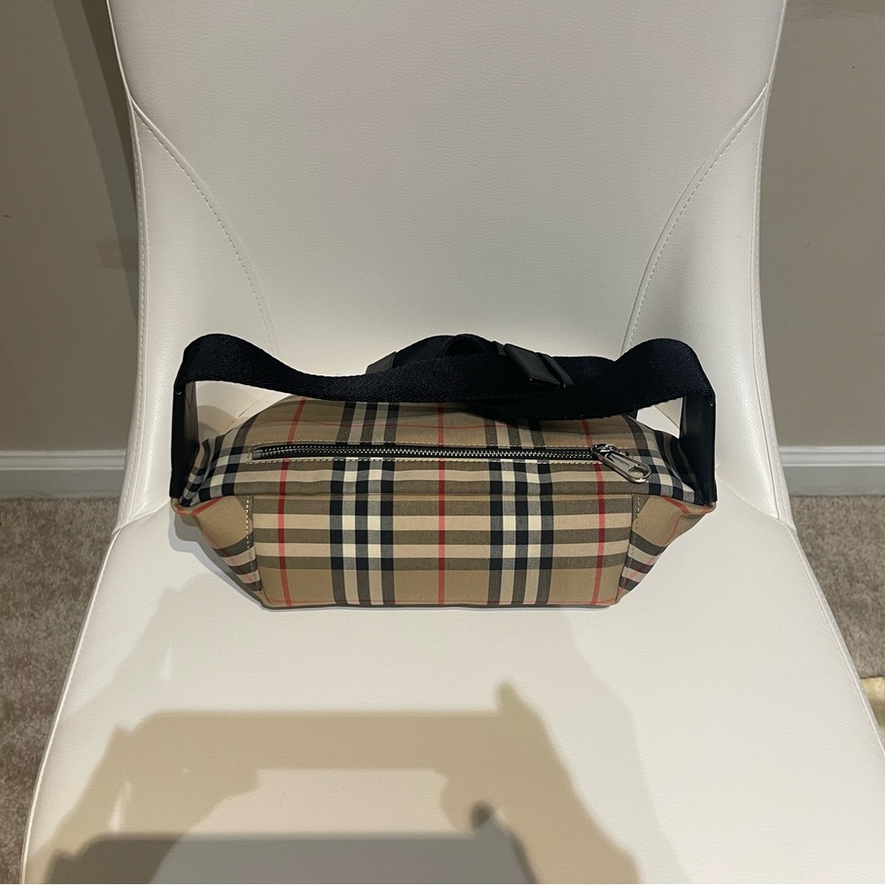 Burberry Yellow Plaid Crossbody Bag - Picture 4 of 13